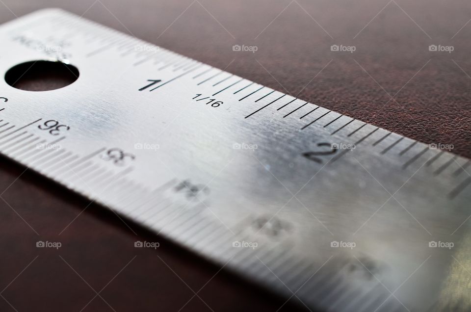 Metal ruler