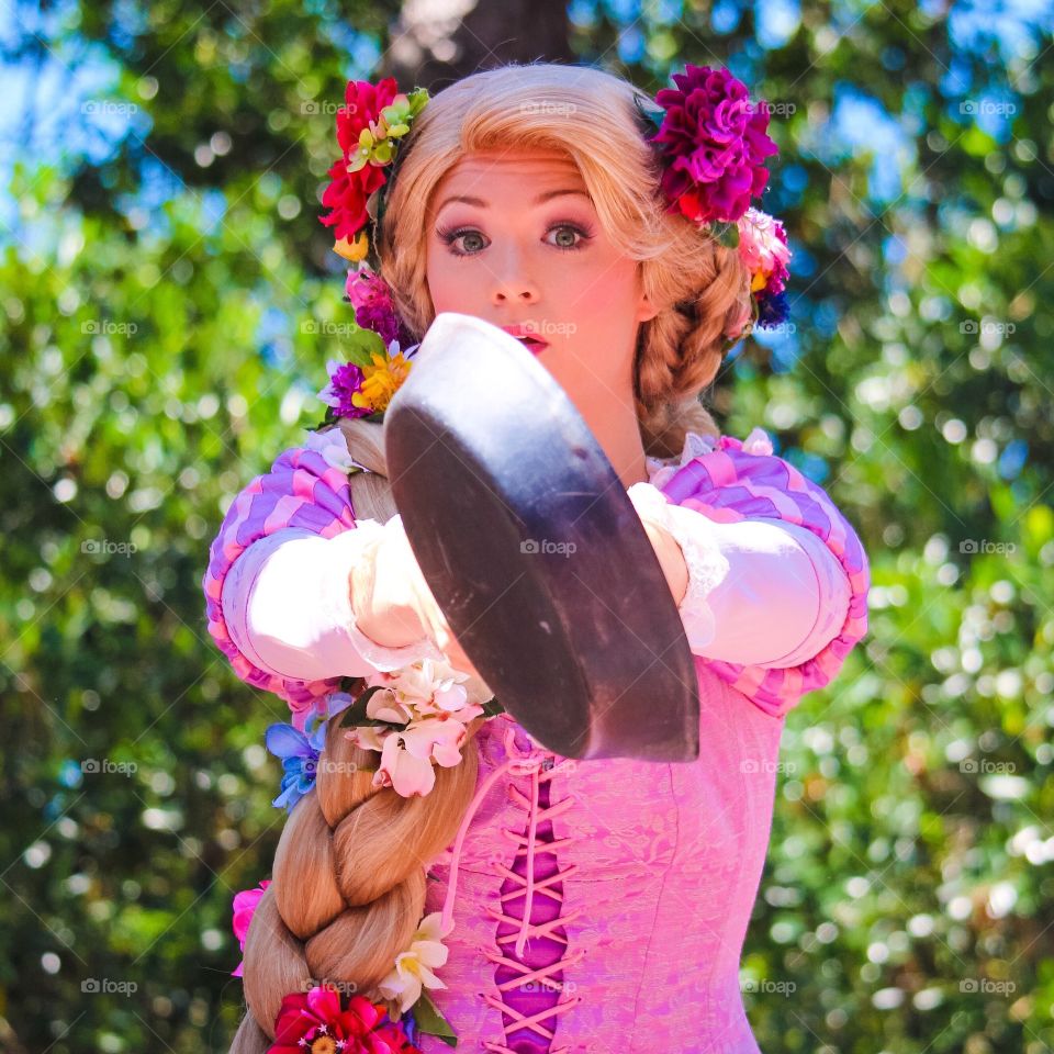 Rapunzel at Magic Kingdom, Disneyworld, Florida 