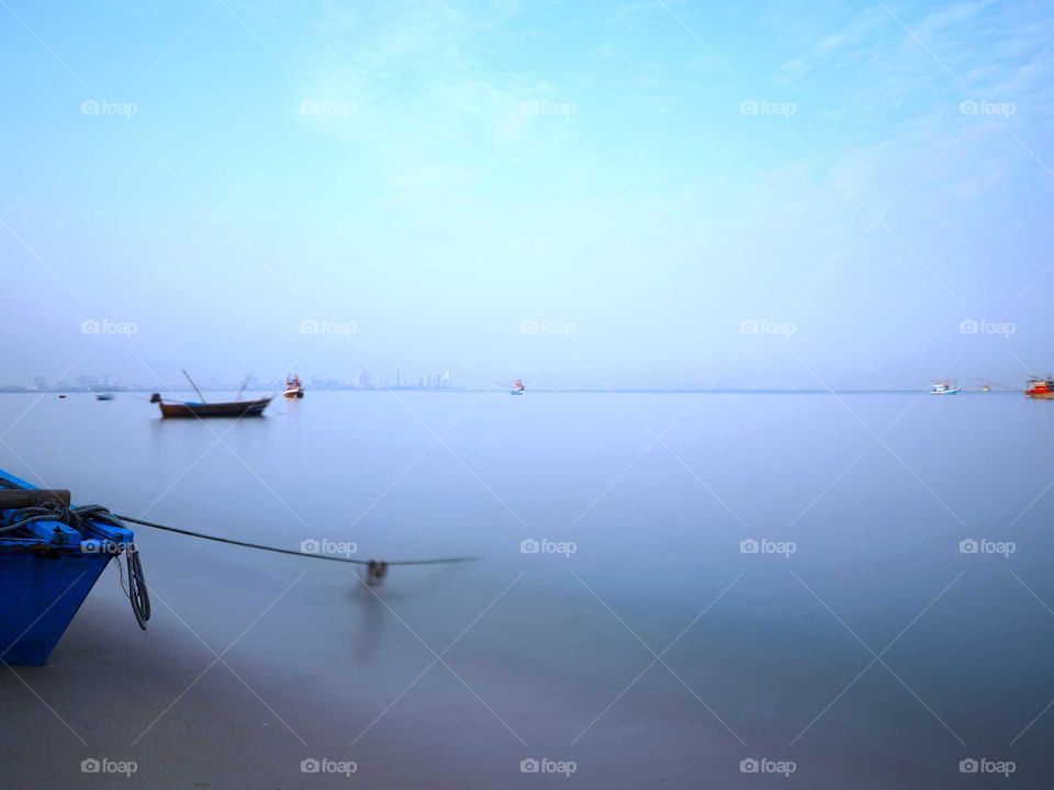 Refreshing sea view in the morning.