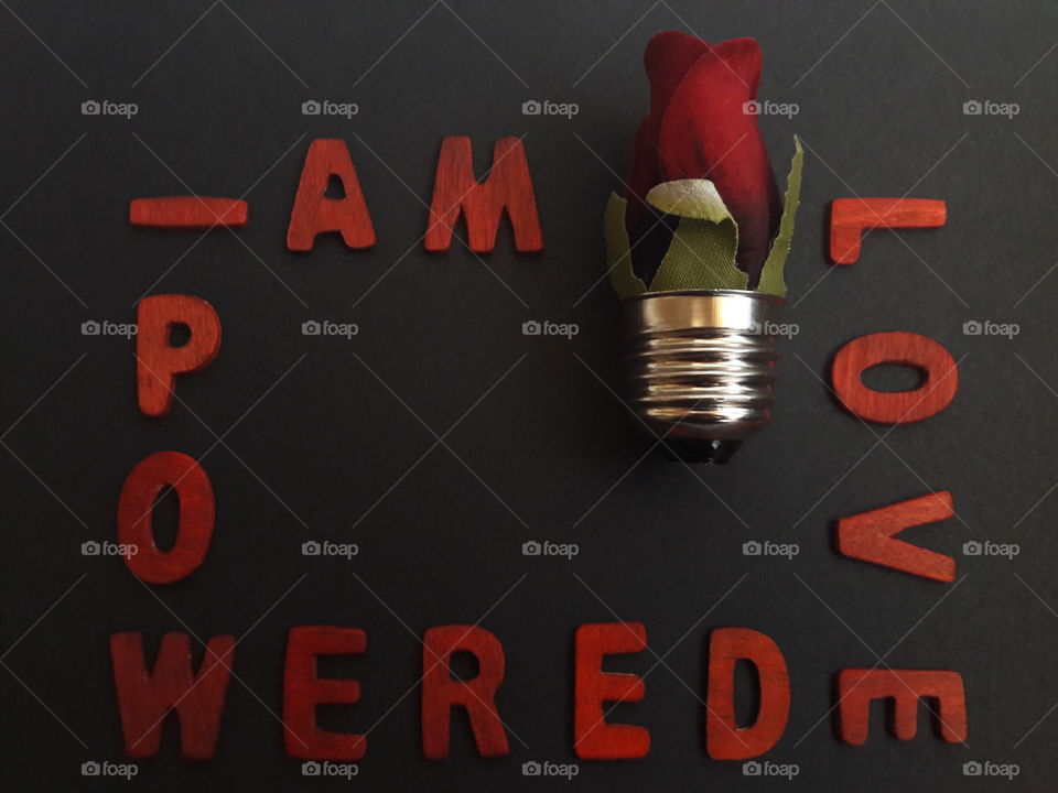 "I am love powered....and you?