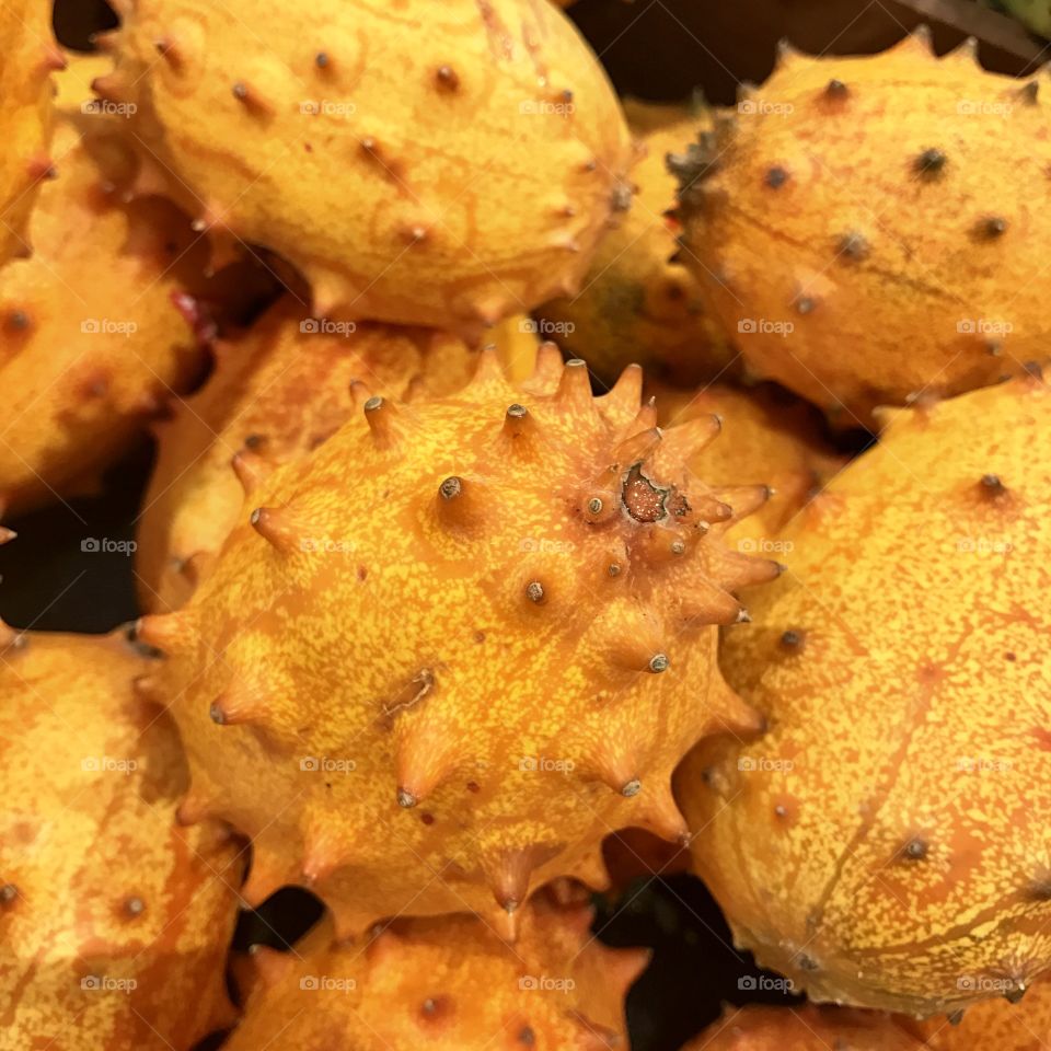 Close-Up Horned Melons