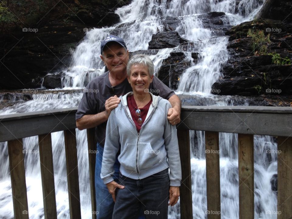 Waterfall, Vogel State Park NC