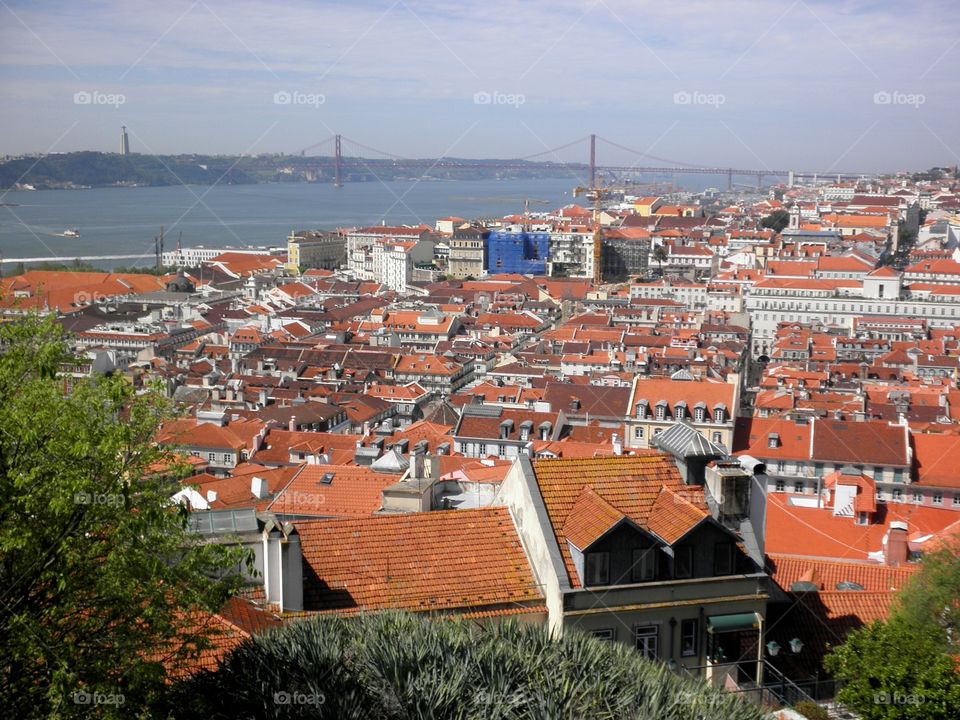 Lisbon. View from St George's Castle.