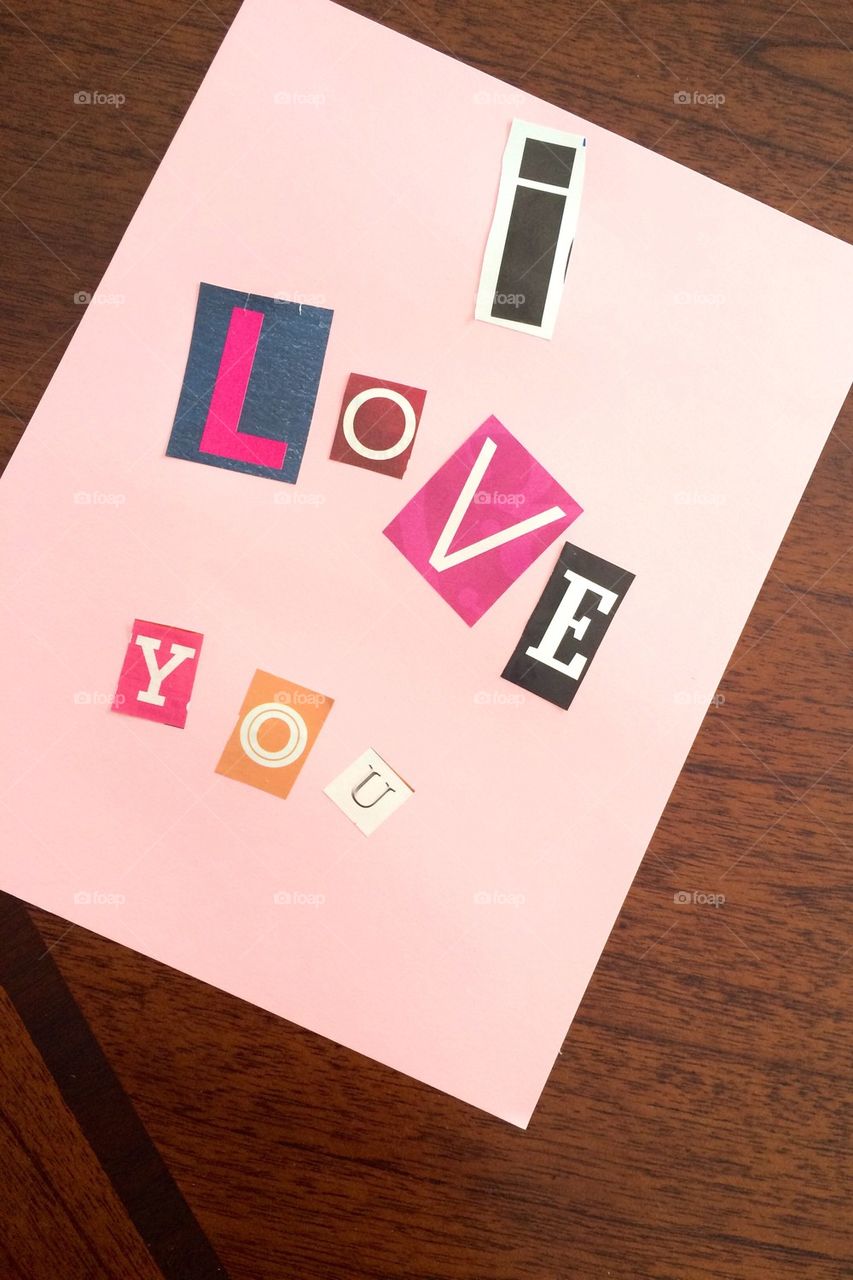 Ransom love note