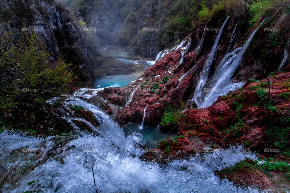 Canyons and Watter falls in Croatia 