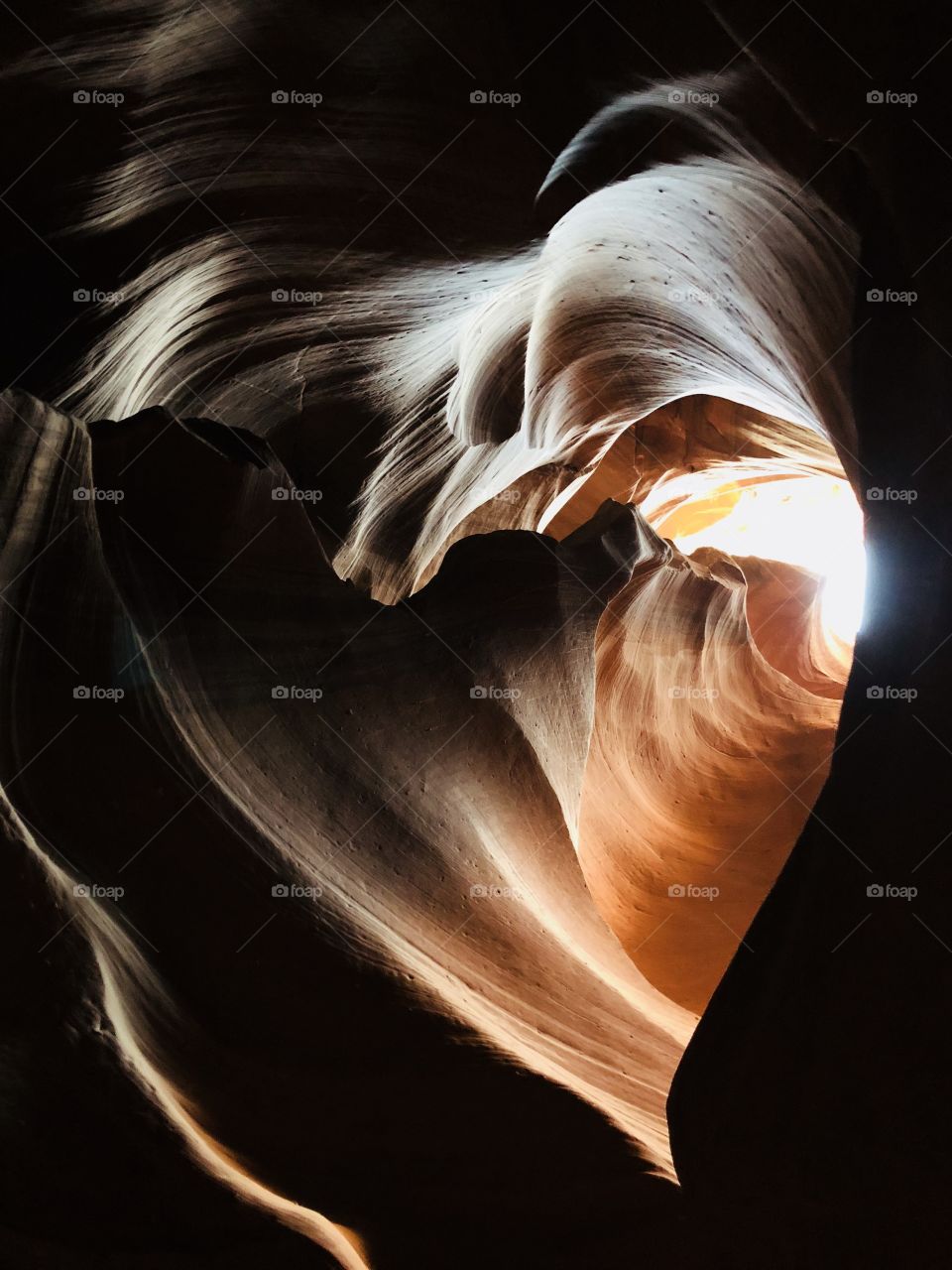 Heart in Upper Antelope Canyon 