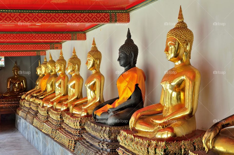 Wat Pho, Thailand, Buddha statues