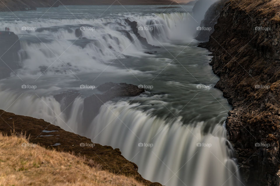 Gullfoss waterfall iceland 