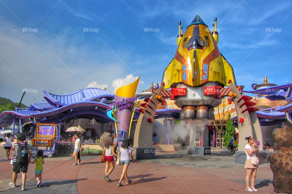 Somewhere in tomorrowland, Hong Kong Disneyland