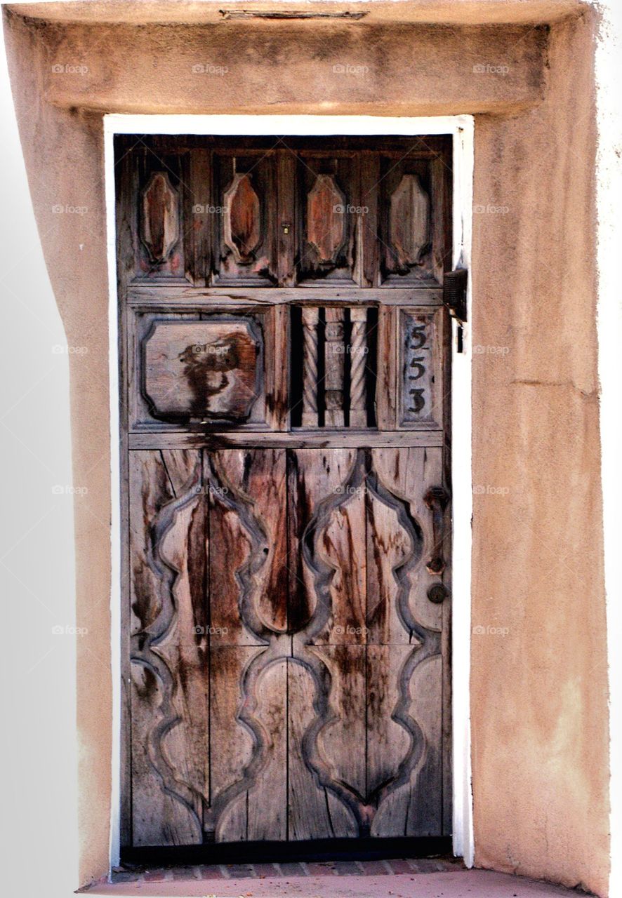 Carved door
