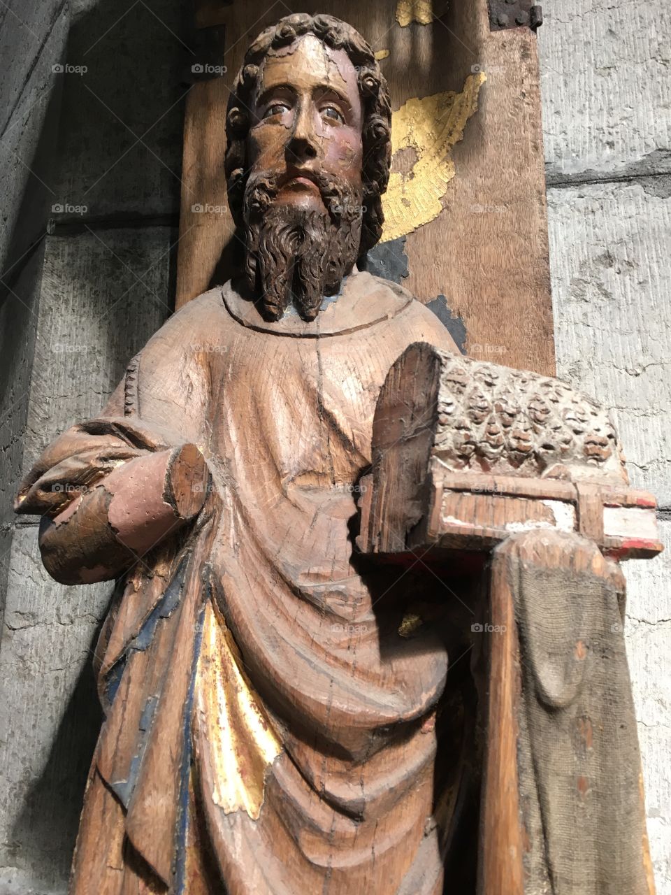 Vadstena Abbey, Sweden, wooden sculpture