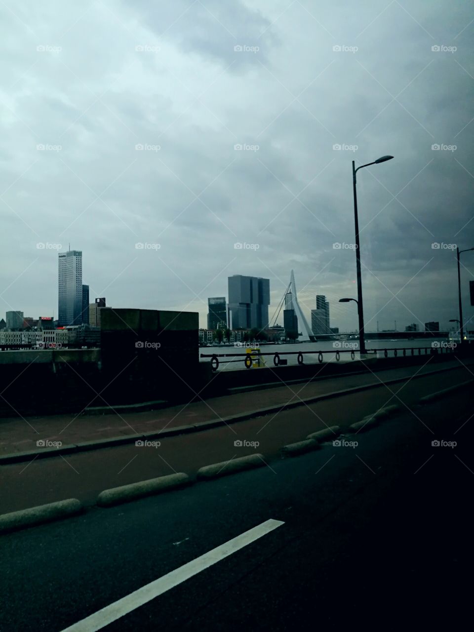 Rotterdam, the Netherlands. it's hard to catch a picture of this metropolis without a person in sight.