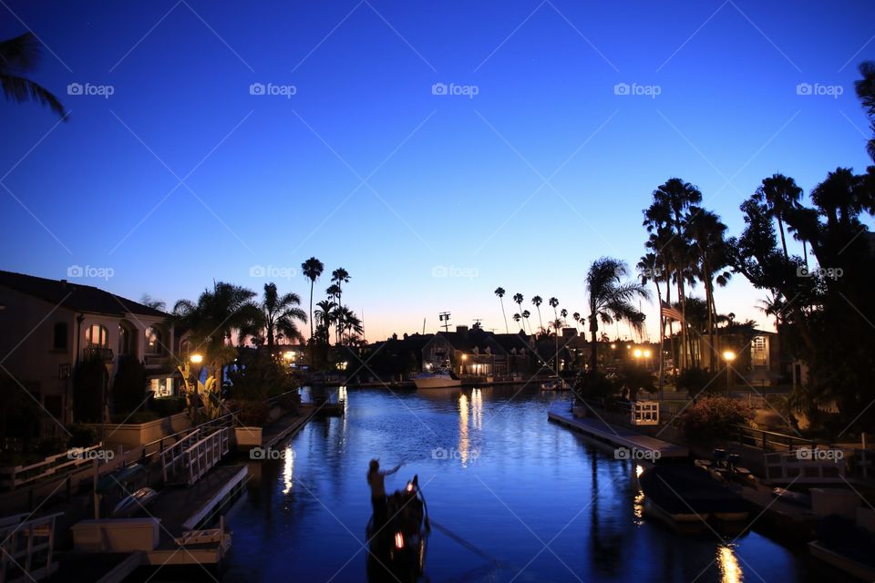 Gondolas in the marina