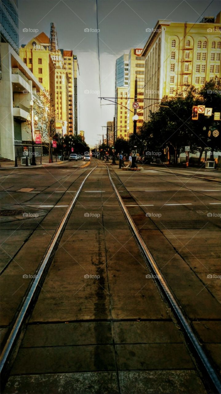 rails through Salt Lake