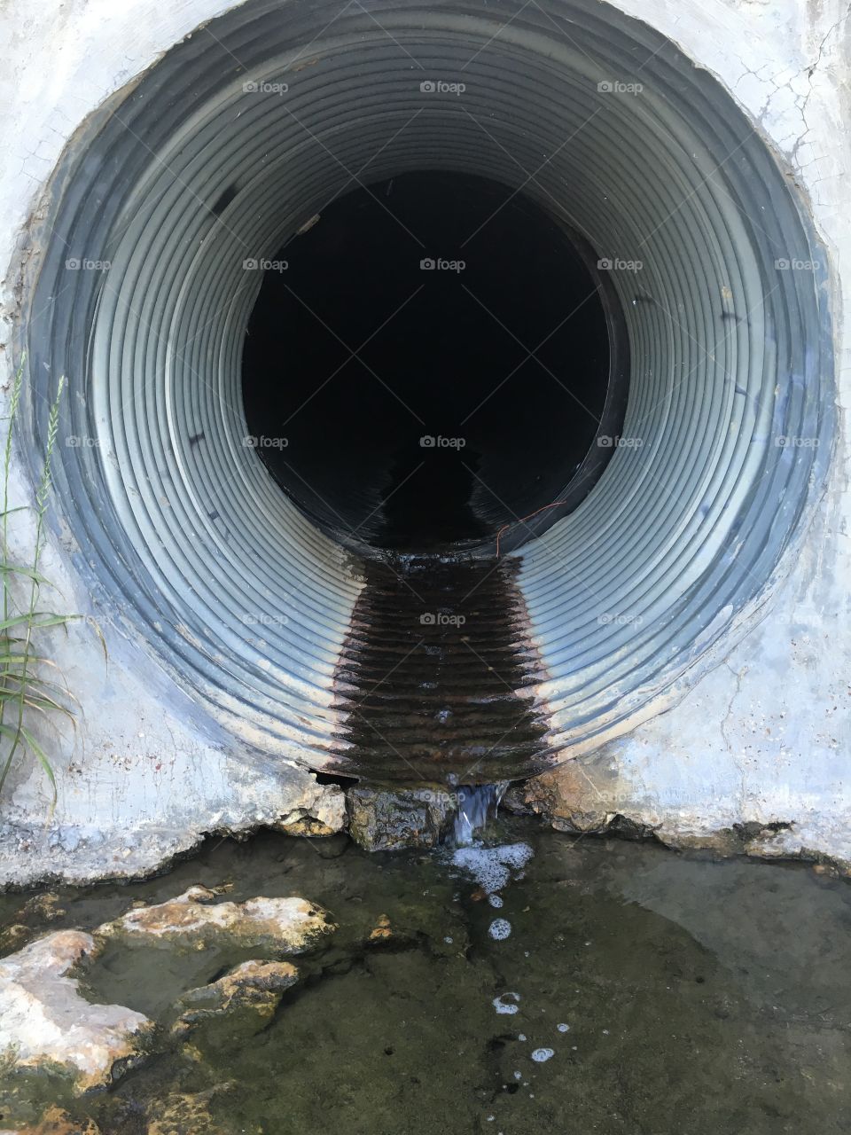 Water culvert. 