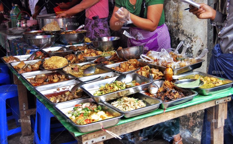 Yangon street food