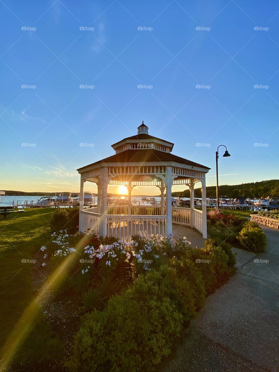 Gazebo on Walloon Lake
