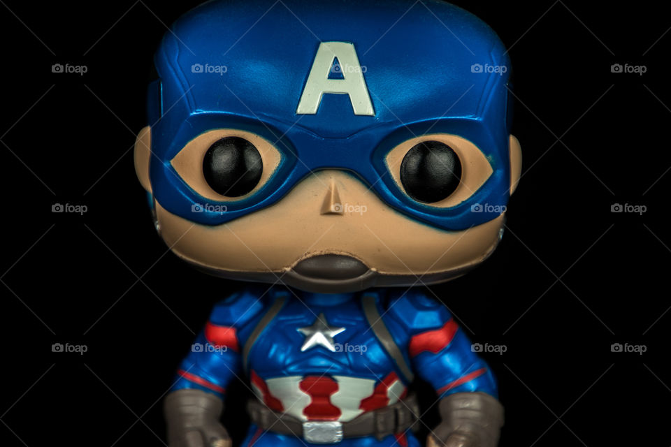 Captain America as a pop figure