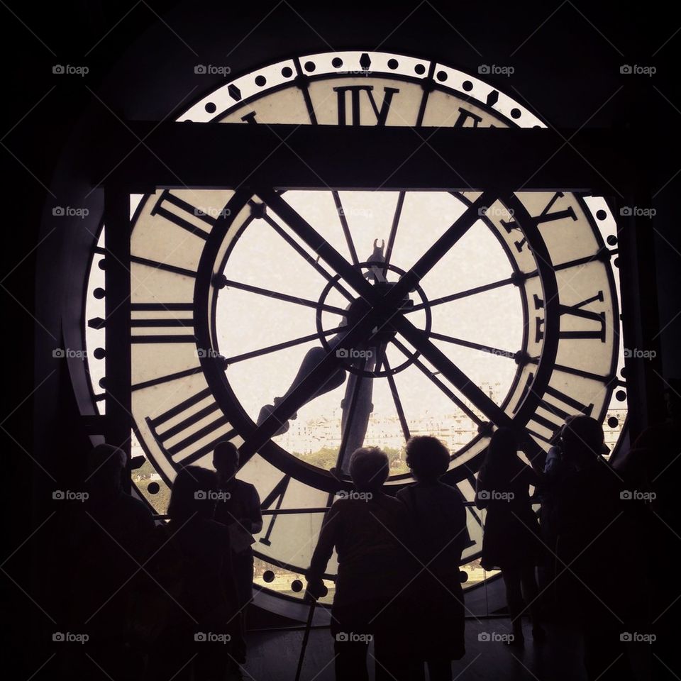 Clock at Musee d'orsay 