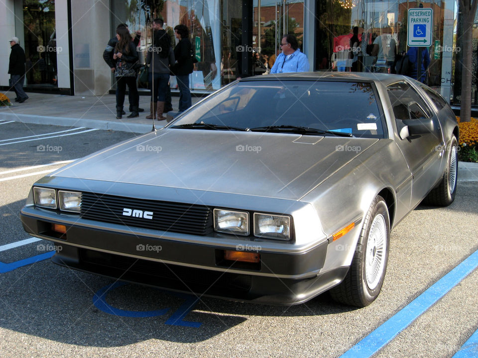 delorean stainless steel car by vincentm