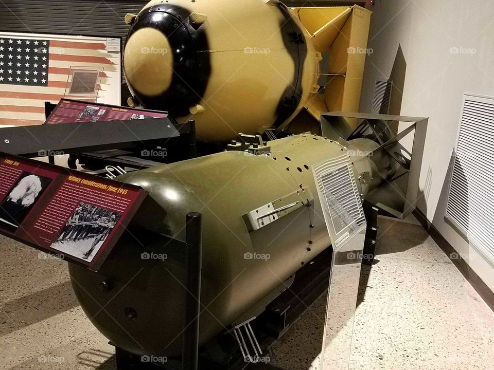 Model of Nuclear Bombs dropped on Japan