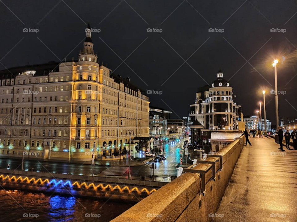 Ночной вокзал в Москве