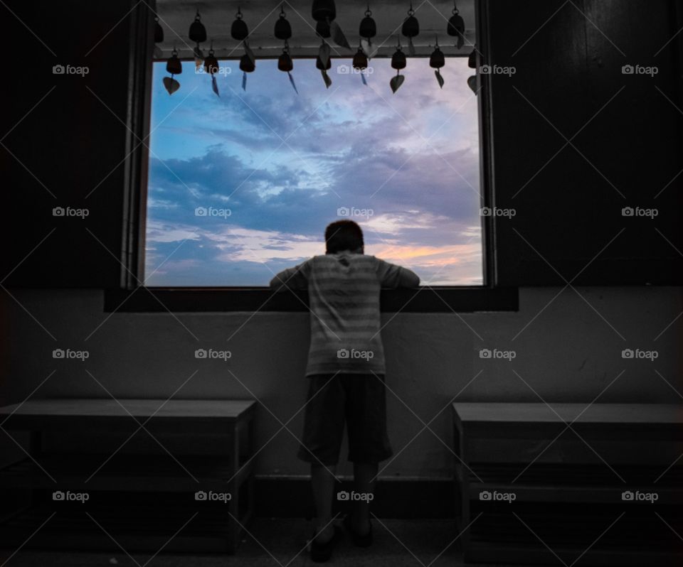 The world of children is always beautiful.