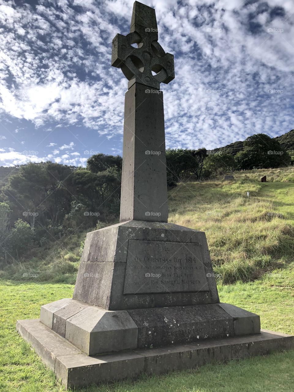 The selection of photos is from Rangihoura Bay (Marsden). This where the first missionary people came to New Zealand meeting with The Maori people, and the first sermon on Christmas Day, and also the first European baby was born.