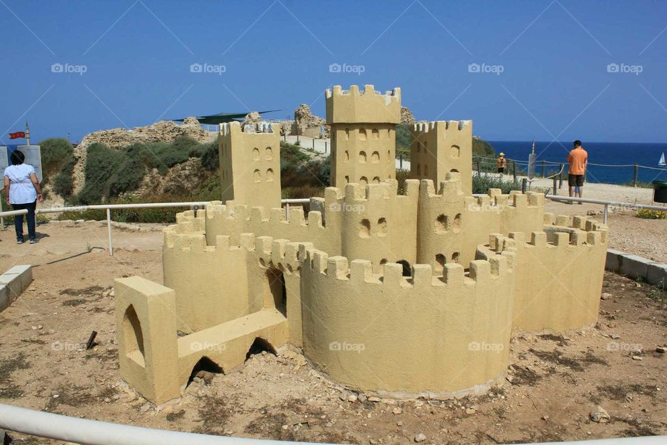 sand castle in Apollonia national park