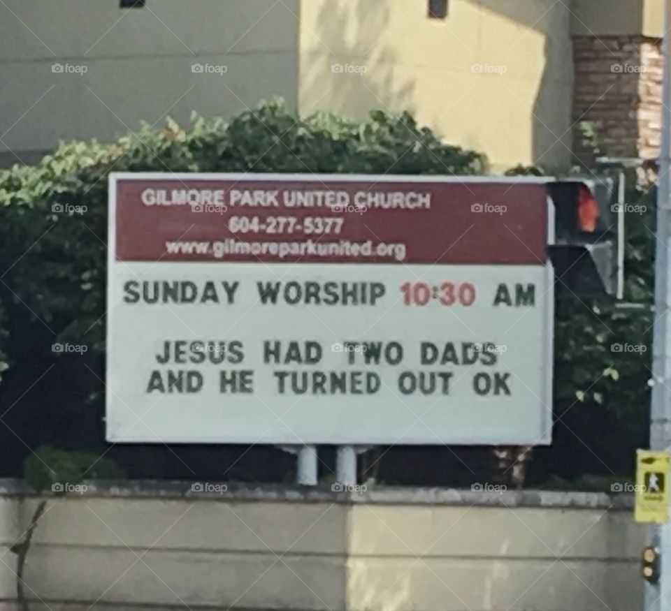 Church sign 
