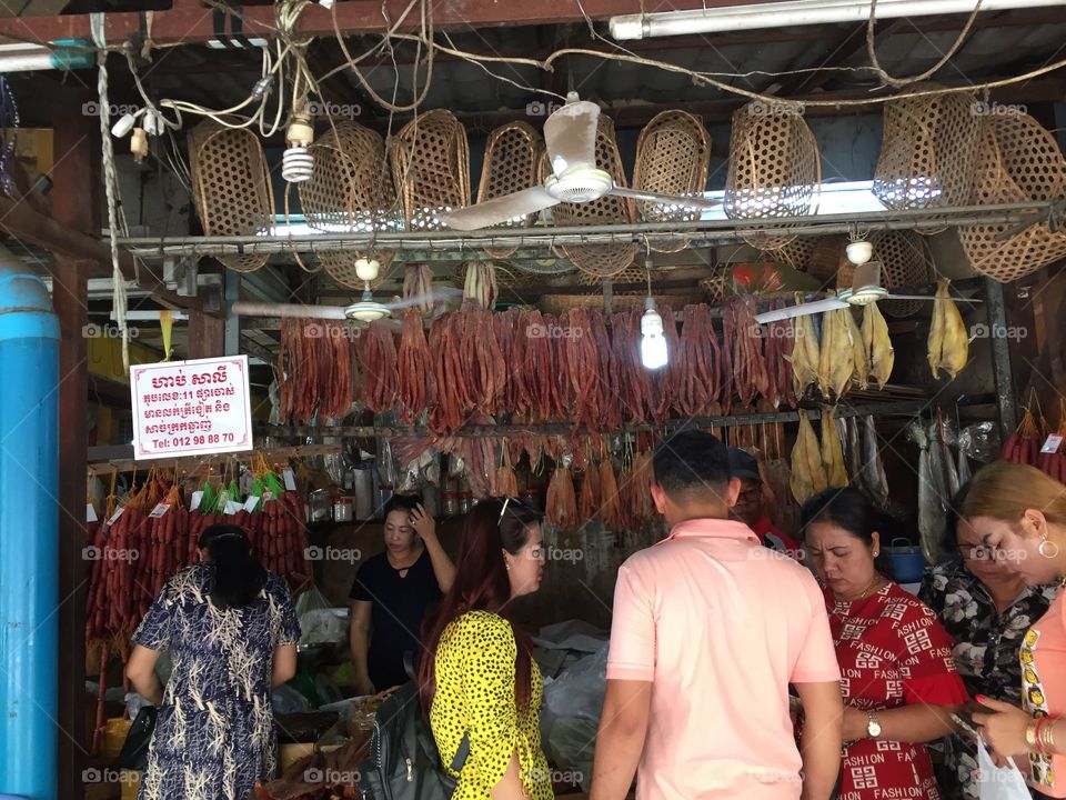 Cambodia Photos of The Meat Market. CM Photography April 2019.  @chelseamerkleyphotos on Foap.