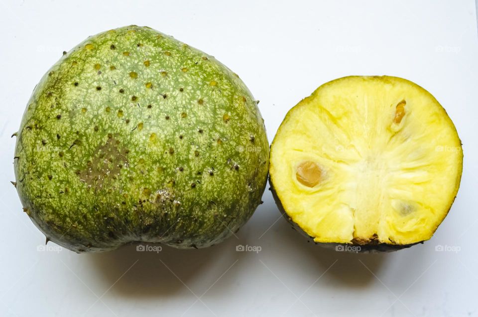 Flat Lay Of Mountain Soursop