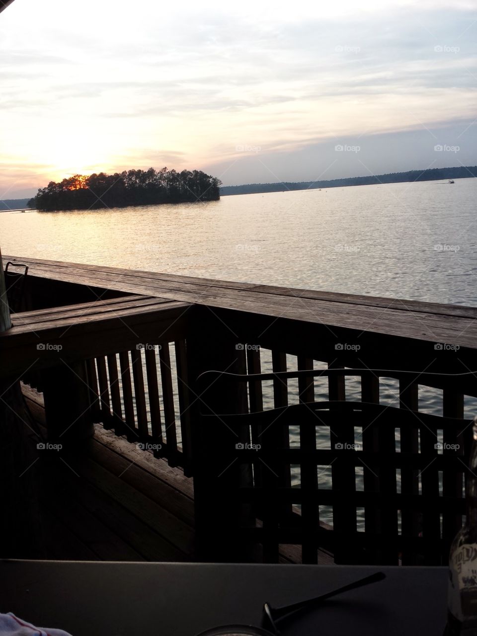 view from our anniversary  dinner