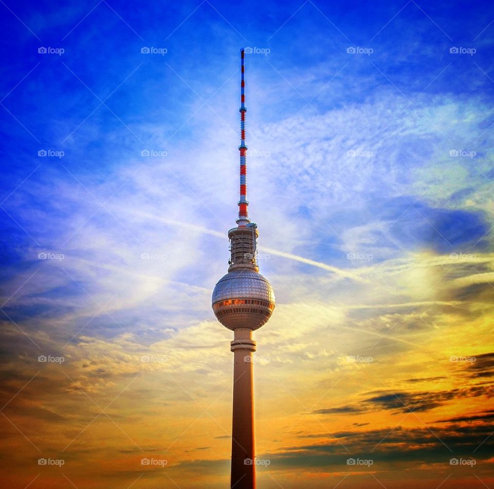 Berlin. TV Tower in Berlin, Germany 