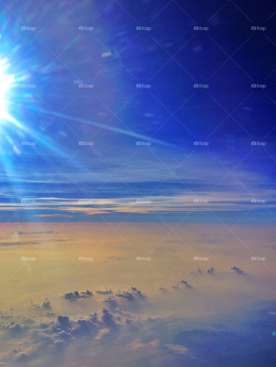 Sunlights in cloud