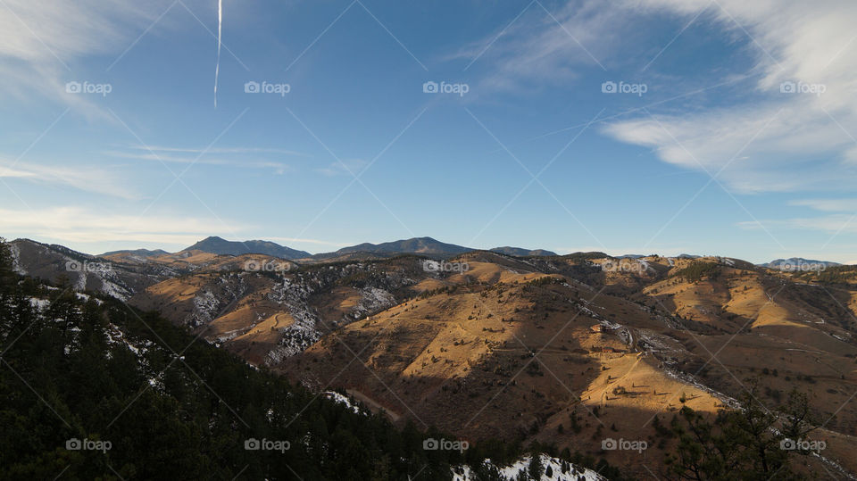Hiking the foothills