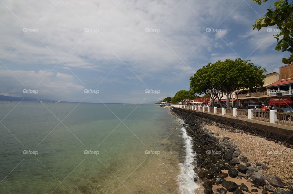 Ocean view of Lahaina HI