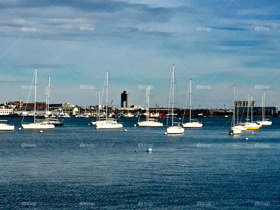 Boston Harbor, Massachusetts USA