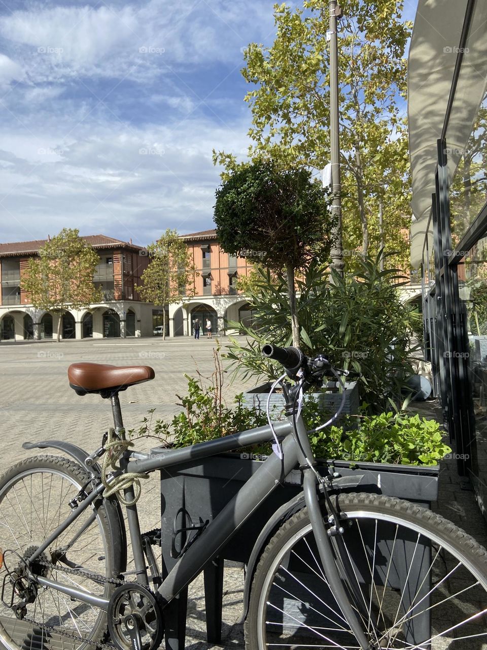 Bicycle by the square 