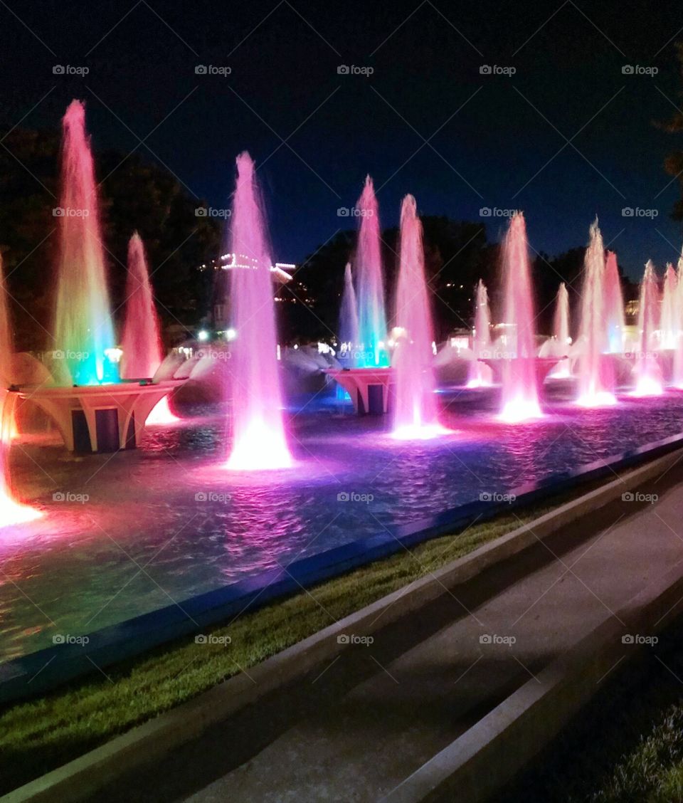 Fountain at Night