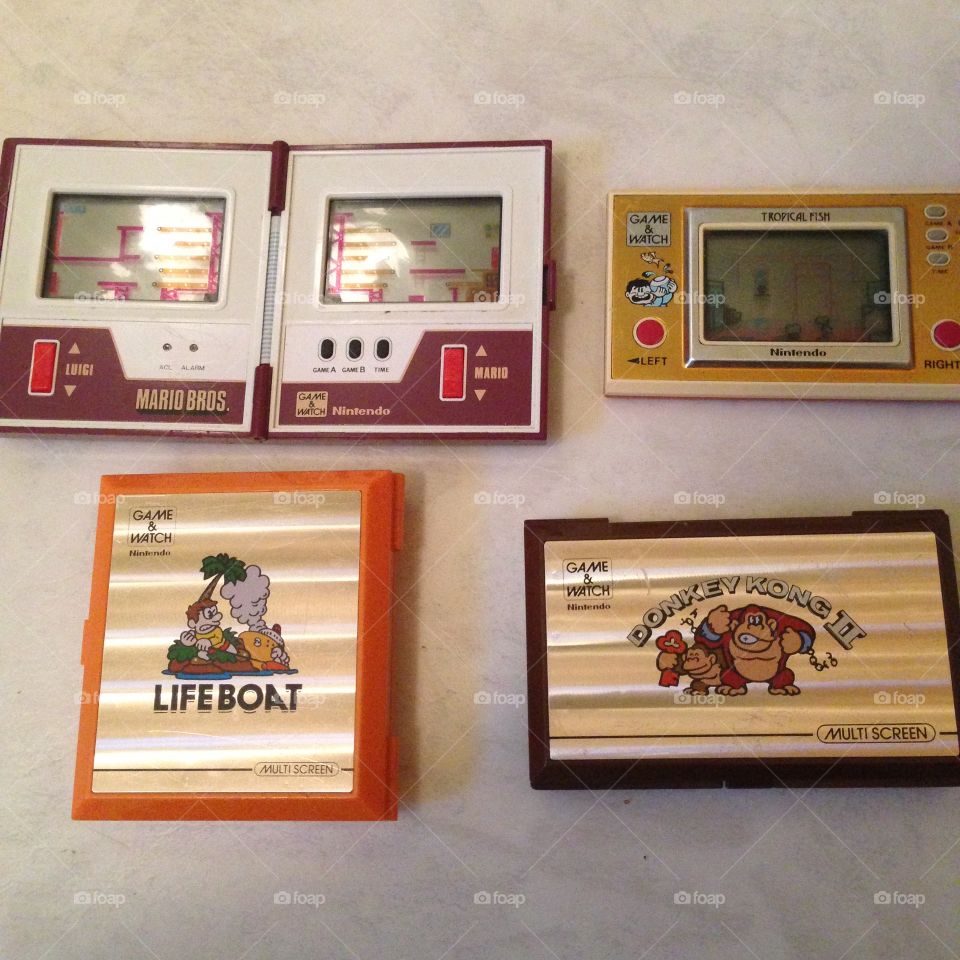 Nintendo game & watch from the 80s