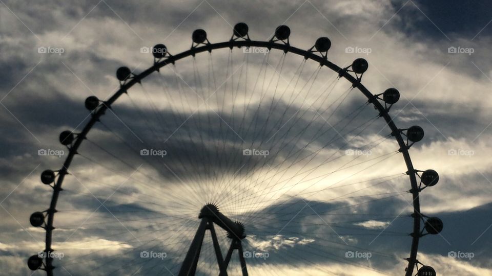 Dusk in Las Vegas. Just exploring the Las Vegas Strip for new sights.
