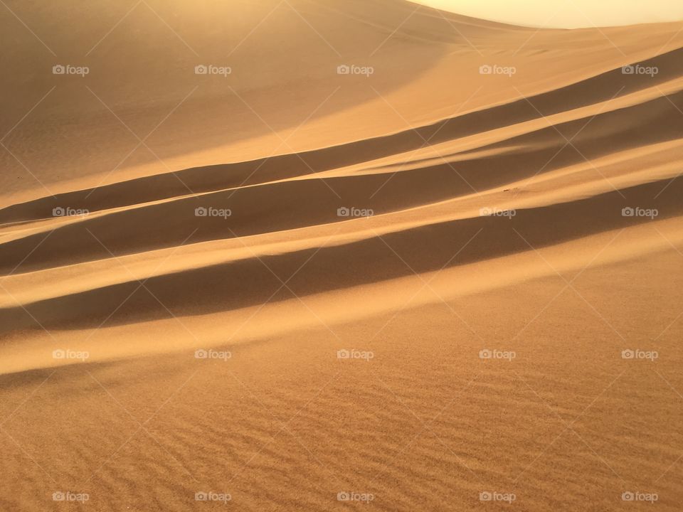 Sand formations in the desert