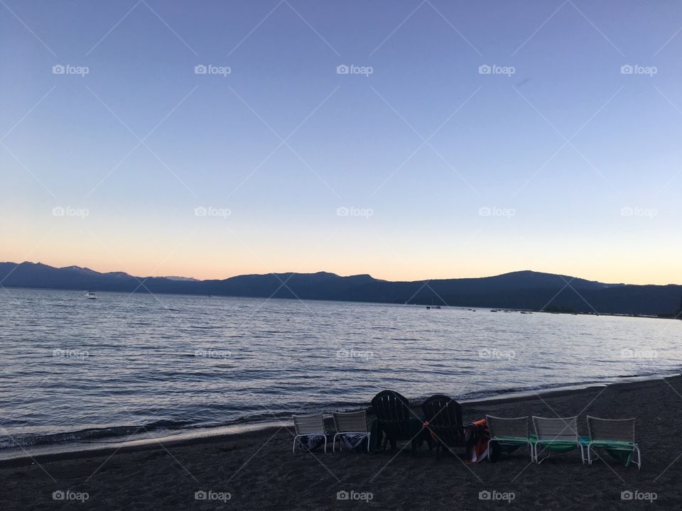 Lake Tahoe beach