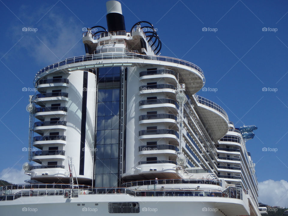 St Thomas msc seaside cruise ship