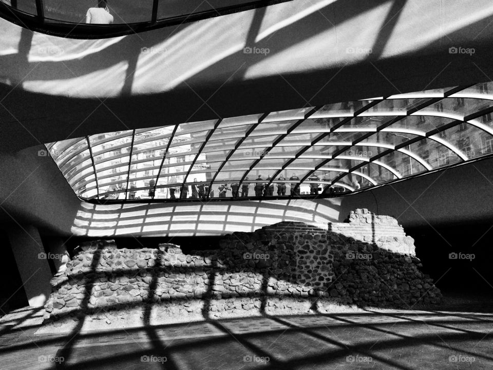 Black and White Urban Graphics from Ancient to Modern Urban Level of Sofia City, Bulgaria