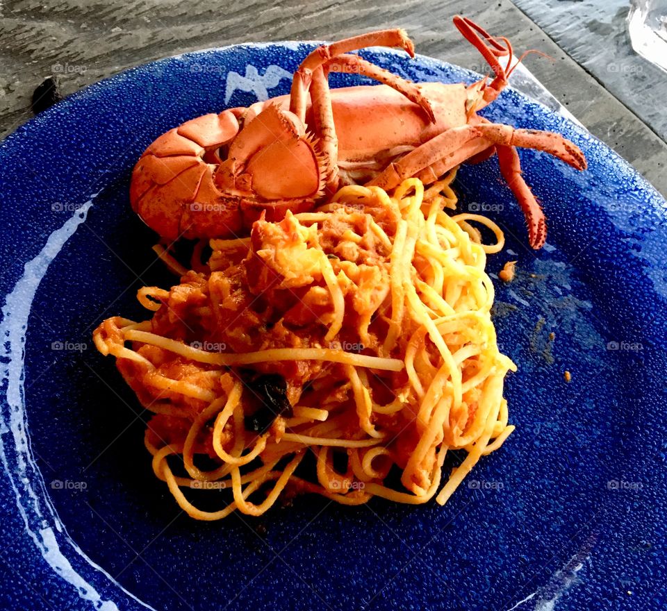 Lobster linguini