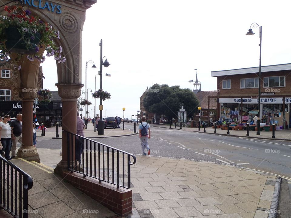 Hunstanton road to the sea
