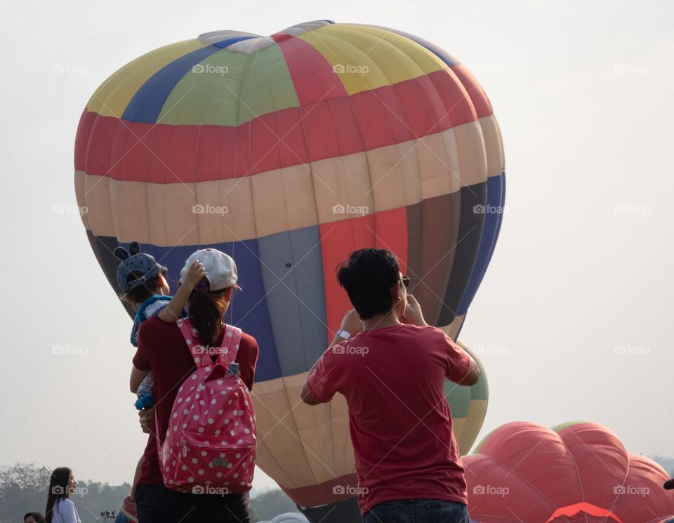 Chiang Rai/Thailand:February 16 2019-Singha park Ballon Fiesta