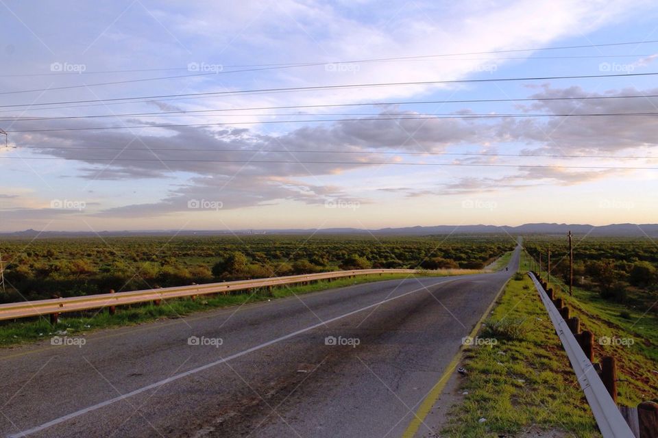 Long road in Africa